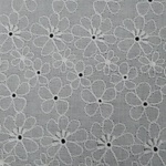 綿レースの半襟  (大小の花)