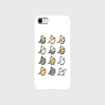 Chubby Bird   オカメインコ大集合 　スマホケース  スマートフォンケース 各機種対応（受注生産）DM便送料無料！#97-S