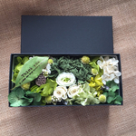 thank youメッセージ付きフラワーBox
