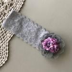 ベビーヘアバンド＊アーティフィシャルフラワー