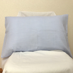 【送料無料】ダブルガーゼ枕カバー 水色ドット 水玉
