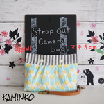 NEW! カメラバッグ カメラケース ミラーレス一眼レフ 黄色バラ畑