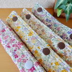 受注製作【再...販】可愛いお花の水筒肩紐カバー 