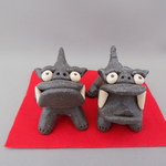 大丈夫シーサー（黒・小）NO.3