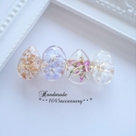 ミニフラワーバレッタ ヘアクリップ