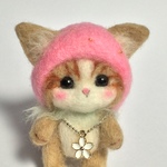 いちご 帽子  にゃんこ さくら ネックレス