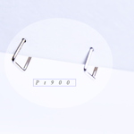 pt900 スクエア　ピアス