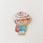 outlet☆つやつや好いとうよくん（シナモンロール）全身ブローチ