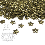 【30個】きらきらお星様パーツ★【H-16】
