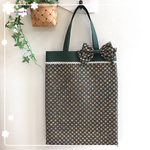 着物リメイク＊リボンとレースの手提げバッグ