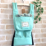 おままごとだっこひも✤グリーン×ブルーフラワー