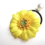 hair elastic♡gerbera♡yellow