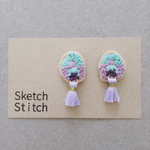 lirac×fringe刺繍ピアス