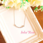 risa様専用ページ💎✨スワロフスキー✨ティファニー風Tスマイルネックレス✨グルーデコ シルバー 小さめサイズ