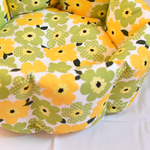 ［SALE］すっぽりベッド【北欧調お花グリーン】