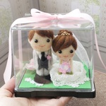 【受注製作】結婚祝いにおすすめ☆小さな箱に入ったウェディングドール