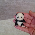 babyパンダ 羊毛フェルト