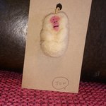 寒くて固まる猿太。