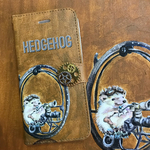 Steampunk手帳型iPhoneケース『HEDGEHOG』