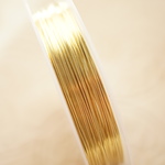 0.5ｍｍ 9.5ｍ ワイヤー ニッケルフリー 銅線 ゴールド