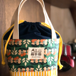 スープジャー ケース スープジャー ポーチ 巾着 ラミネート
