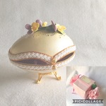 スイートビオラの宝石箱〈eggart 〉