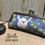 シマエナガ☆がま口印鑑ケース