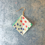 ▷送料無料▷カラフルな布のピアス