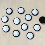SELL BLACK FLAME ROUND CABOCHON PARTS