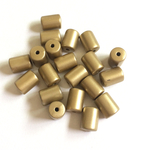 20個 10×7mm ゴールドチューブビーズ
