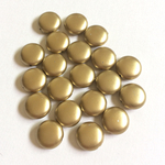 20個 12mm ゴールドビーズ マカロン