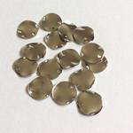 14個 12mm メタルチャームウェーブラウンド ロジウムカラー
