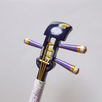 かんざし 「三味線」紫紺１０（今紫　いまむらさき）
