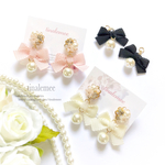 2way／Grosgrain ribbon♡flower bijou pearl.