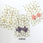 紫陽花チェーンピアス