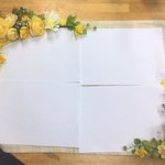 oichan7様オーダー◆イエローラナンキュラス◆ウエルカムボード◆造花ウエディング