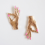 再販しました！＊IMPORT【2個】Pick up hand charm＊メタルチャーム