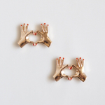 再販＊IMPORT【2個】♡hand sign charm＊メタルチャーム
