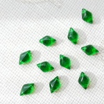ダイアのパズル～エメラルド～　チェコビーズ　5X8mm 10個