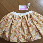 パンツinスカート♡オレンジ(90～110cm)