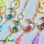heart jewel moonバックチャーム レジン