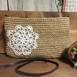 ruitokuuさんご予約品　麻ひもポシェット＆クラッチバック