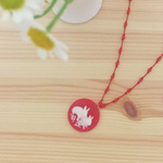  RABBIT RED NECKLACE