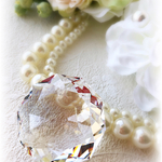 虹のしゃぼん玉🌈　  『妖精のお知らせ』  スワロフスキー ダリア クリスタル 38mm【サンキャッチャー】