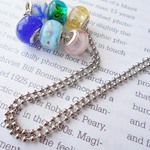 ボールチェーン2.3㎜幅　シルバー/銀色　2ｍ　ネックレス　アクセサリーパーツ Ｌ038