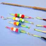 ネコ好きさん必見です。ＥＣＯじゃらし入門セット【５００円】エコじゃらしお買得スペアパーツセット