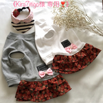 《Kira7itigo様専用❣️》猫服 オーダーお洋服&リバーシブルバンダナ 3点セット
