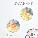 スワロフスキーオクタゴン#8116（ブルーAB）