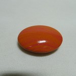茜色の帯留め