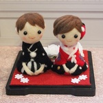 結婚祝いにおすすめ☆小さな箱に入ったウェディングドール